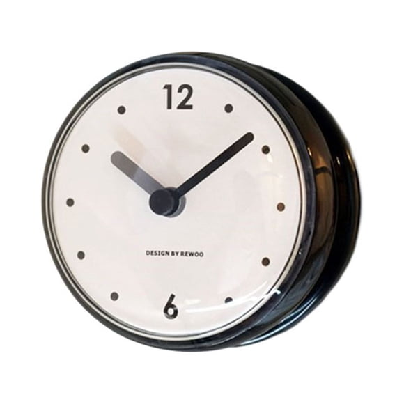 For Bathroom Walls Bathroom Wall Clock Sucker Wall Clock Wall Clock Bathroom For Home Kitchen Pink Waterproof 75x75mm