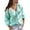 Mint Green, variant on Fgnfyis Deep V Neck Solid Color Button Cardigan for Women Knitted Sweater Jacket Casual and Elegant Mint Green S