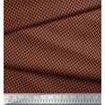 thumbnail image 2 of Soimoi Modal Satin Fabric Herringbone Small Printed Fabric 1 Yard 42 Inch Wide, 2 of 3