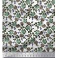 thumbnail image 1 of Soimoi Feuilles de Voile de Coton & Tissu Imprimé Floral 1 Yard 56 Inch Wide, 1 of 3
