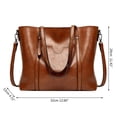 thumbnail image 4 of Estbridg Handbags For Women Large Designer Ladies Bag Bucket Purse Leather, 4 of 4