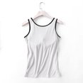 thumbnail image 4 of Timegard Débardeurs d'Été pour Femmes avec Soutien-Gorge Intégré Col Rond Débardeurs Confortables Vêtements de Détente Sans Manches Pjs, 4 of 6