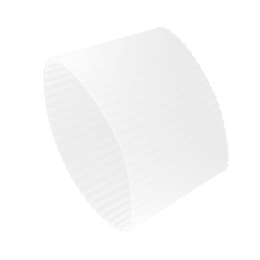 Unique Bargains Housse de Protection Antidérapante en Silicone pour Bouteille en Verre, Blanc