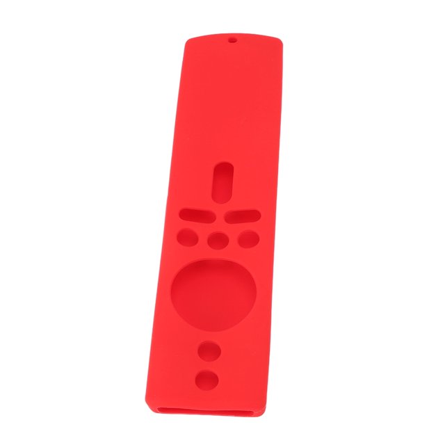 Remote Control Cover, Shockproof Soft Remote Control Case With Lanyard For Television Red