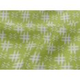 thumbnail image 4 of oneOone Viscose Jersey Fabric Check Kasuri Print Fabric BTY 60 Inch Wide, 4 of 5