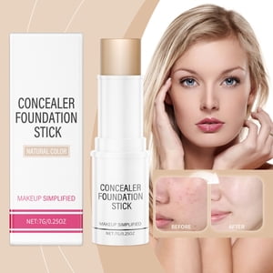 WIFKLSIIPG Concealer Fondation Maquillage Stick Natural Concealer Fondation Maçonnage Stick Portable Sweat Proof Light and Makeup
