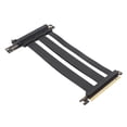thumbnail image 1 of PCI E 4.0 X16 High Speed Flexible Extender Card, PCI Express 4.0 X16 GPU Riser Cable with Cable Protector for RTX 4090 Ti 8900 XT Gaming AI Applications, 1 of 7
