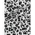 thumbnail image 5 of FOCUSNORM Girls Summer Sleeveless Romper Leopard High Waist Lace-up V Neck, 5 of 5