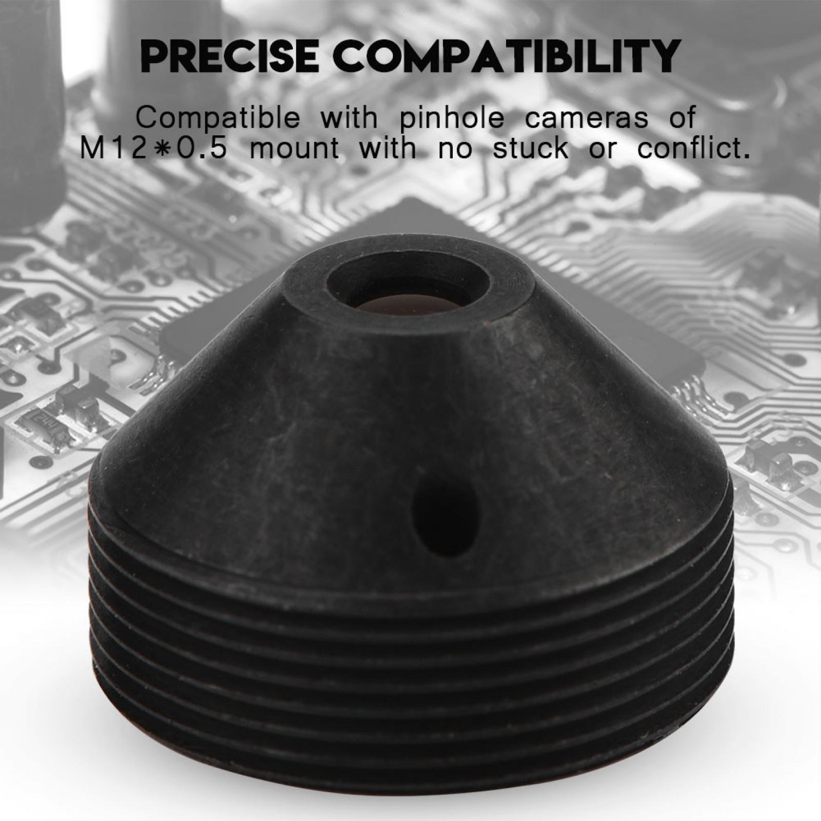 Objectif de Sécurité, Objectif à Trou d'Épingle, Caméra de Sécurité HD 6mm pour Convertisseur CCTV DSLR AW