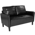 thumbnail image 1 of Washington Park Upholstered Loveseat in Dark Gray Fabric, 1 of 5