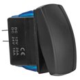thumbnail image 3 of Marine Boat Rocker Switch, Antiglare Universal Blue Backlit Multiple Protections 5Pin On Off Switch  for 12-24V Vehicles Yachts SUV Trucks, 3 of 8