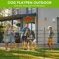 thumbnail image 4 of BeesClover Outdoor Garden Fencing Decorative Garden Fence Rustproof Metal Wire Animal Barrier Fence for Dogs, Rabbits, Landscape Edging, and Patio, 4 of 5