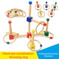 thumbnail image 1 of Outdoor Ring Toss Game by Roars for Adults and Families Tossing, Wood and Rope, 1 of 3