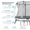thumbnail image 2 of Springfree Trampoline Ovale 8 Pieds X13 Pieds avec Enceinte et Échelle FlexrStep V2, 2 of 12