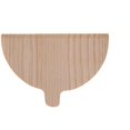 thumbnail image 4 of Wooden Pizza Peel For Baking And Kitchen Use With Semi Design Ideal For Home Or Commercial Bakeware, 4 of 4