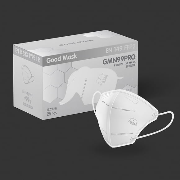 Good Mask ASTM LEVEL 3, Disposable Mask, Adult, 25-Pieces