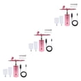 thumbnail image 3 of maskred Lightweight Airbrush Air Compressor Kit Set Precise Spray Painting Portable Pink 1.49x5.1x5.7 Inch 3Set, 3 of 6