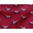 thumbnail image 4 of oneOone Viscose Jersey Fabric Branch & Bird Block Print Sewing Fabric BTY 60 Inch Wide, 4 of 4