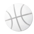 thumbnail image 4 of serony 4pcs Mute Door Rear Wall Crash Waterproof Anti-Collision Wall Crash Waterproof Pad Basketball Style 5cm white 5Set, 4 of 6