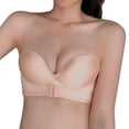 thumbnail image 4 of Women‘s Beauty Back Smoothing Strapless Bra  Adjustable Front Closure Bras  Gray, 4 of 6