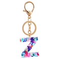 thumbnail image 1 of Fashion 26 Letters Resin Keychains For Women Girls Bag Pendant Charm Handbag Accessories, 1 of 5