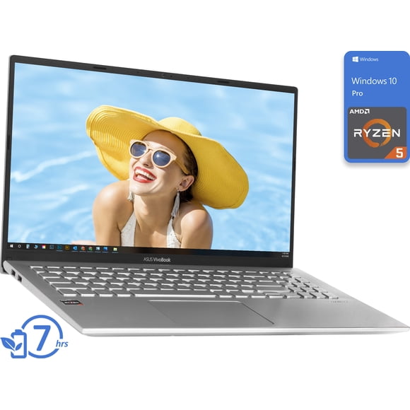 ASUS Vivobook Notebook, 15.6" FHD Display, AMD Ryzen 5 3500U Upto 3.7GHz, 4GB RAM, 512GB NVMe SSD, Vega 8, HDMI, Card Reader, Wi-Fi, Bluetooth, Windows 10 Pro