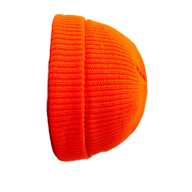 Tuque Tricotée Exquise Confortable Style Simple Femmes Hommes Mode Chapeaux Couvre-Chef Ornement Vêtement Accessoire pour Déco de Robe Orange