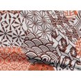 thumbnail image 5 of oneOone Rayon Orange Fabric Geometric Sewing Craft Projects Fabric Prints By Yard 56 Inch Wide, 5 of 5