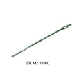 thumbnail image 3 of HOARBOEG 100pc 13/23cm Multipurpose Green Binding Tree Vines Plastic Fixed Horticultural Binding Strap Garden Fish Bones Binding Line, 3 of 8