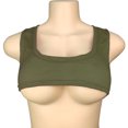 thumbnail image 1 of AherBiu Womens Crop Tank Tops Summer Sexy Workout Sleeveless Undershirt Square Neck Stretchy Mini Tank Solid Color, 1 of 4