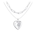 thumbnail image 1 of Layering Necklace with Locket and Paperclip Chain, 1 of 4