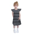 thumbnail image 2 of Économies d'Été! Robe d'Été pour Enfants, Robes Décontractées pour Filles en Solde, Robe d'Été à Manches à Volants pour Filles 4-14T, 2 of 5
