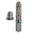 thumbnail image 2 of Embossed Sewing Thimble Case European Style Storage Sewing Metal Cross Stitch Option 3, 2 of 8