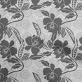 thumbnail image 1 of oneOone Cotton Poplin Gray Fabric Asian Floral Craft Projects Decor Fabric Printed By The Yard 56 Inch Wide, 1 of 4