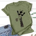 thumbnail image 3 of Birdeem Women Girls Plus Size Print Tees Short Sleeve Round Neck T Shirt Blouse Tops, 3 of 6