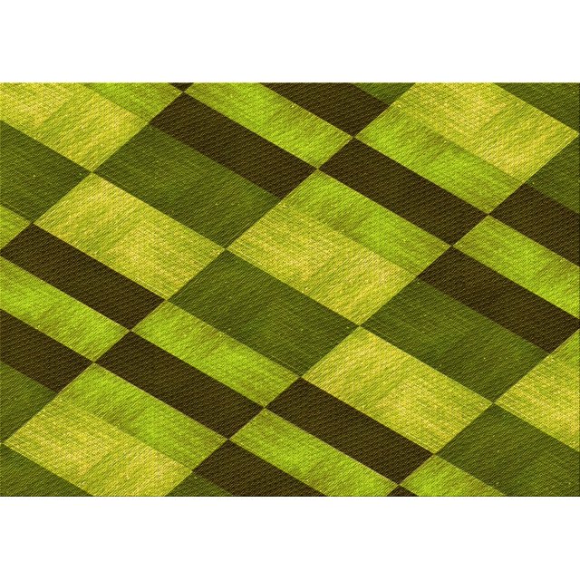Ahgly Tapis Rectangulaire Lavable en Machine Vert Transitionnel, 5 Pieds x 8 Pieds