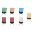 thumbnail image 2 of Disjoncteur de Lame, Réinitialisation Automatique Ensemble de 7 Pcs Fusible de Lame Sécuritaire Largement Applicable 5 à 30A 14VDC pour Remorque, 2 of 7
