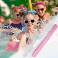 thumbnail image 5 of FHBVT Heavy-Duty Inflatable Pool Noodle Floating Buoyancy Stick Eco-Friendly PVC Material Safe Non-Toxic Portable Foldable Fast Deflation for Pool Parties Water Yoga Lake Beach Backyard Adults Kids, 5 of 5
