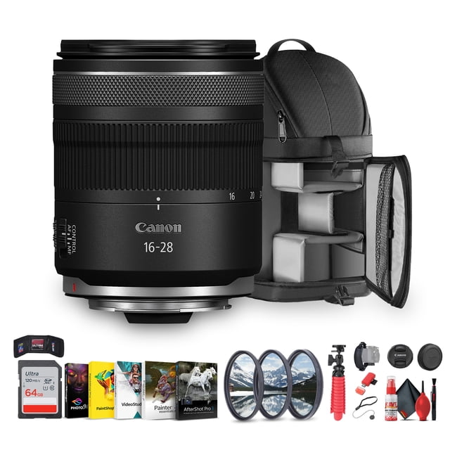 Canon RF 16-28mm f/2.8 IS STM Zoom Lens with Accessories(International Model)