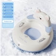 thumbnail image 3 of LSLJS Snow Tube Sled - Inflatable Winter Sledding Toy with Handles, 3 of 9