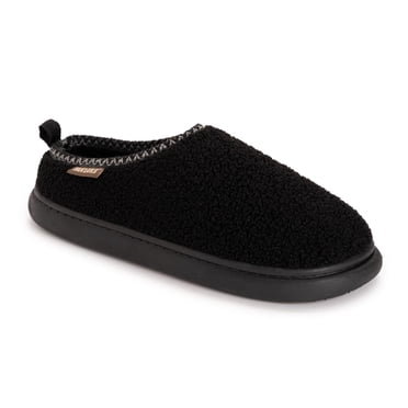 La pantoufle sabot pour hommes MUK LUKS, noires, tailles 7 à 12