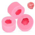 thumbnail image 1 of Gupbes 3Pcs Lovely Distinctive Round Flower Shape Cake Candle Silicone Mold DIY Tool Accessories,Chocolate Mold,Kitchen Tool, 1 of 8