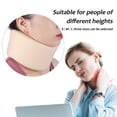 thumbnail image 4 of Soft Foam Neck Brace Universal Cervical Collar Adjustable Neck Support Brace for Migraine Due to Cervical Spine Problems Cervical Collar Neck Pain Relief for Cervical Decompression, 4 of 9