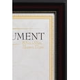 thumbnail image 2 of Harrison Certificate Frame 8.5x11in Cherry, Wall Document Frame, 2 of 4