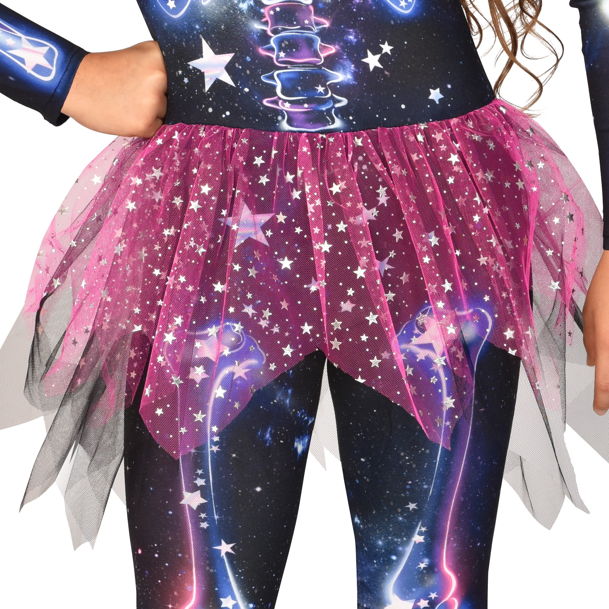 Girls Starry Skelly Small, Costumes by Way to Celebrate