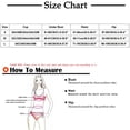 thumbnail image 3 of LSLJS Women's Solid Color Bikini Swimsuit Two Piece Filled Bra Swimwear Beachwear, 3 of 7