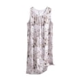 thumbnail image 1 of Birdeem Longues Chemises de Nuit pour Femmes Décontractées et à la Mode Imprimées Col Rond Sans Manches, 1 of 12