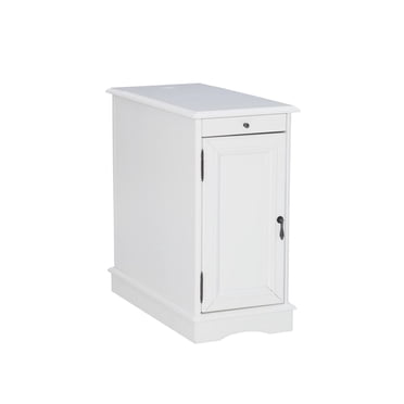 Table d'appoint Ortiz, Blanc