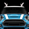 thumbnail image 4 of Thinsony 2pcs Antlers Sticker Easy To Install Christmas Car Sticker With Waterproof Antlers Cute Stylish white large 1Set, 4 of 6