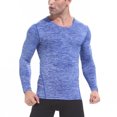 thumbnail image 1 of CAROOTU Men Sports Tops Shirt Basketball Football Training Running Stretch Quick-drying Tops New, 1 of 6